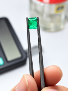 Vivid Green Swat Emerald – Rectangular Step Cut