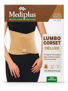 Mediplus Lumbo Corset Deluxe (LC-1275) – Breathable Lumbar Support Belt for Men & Women