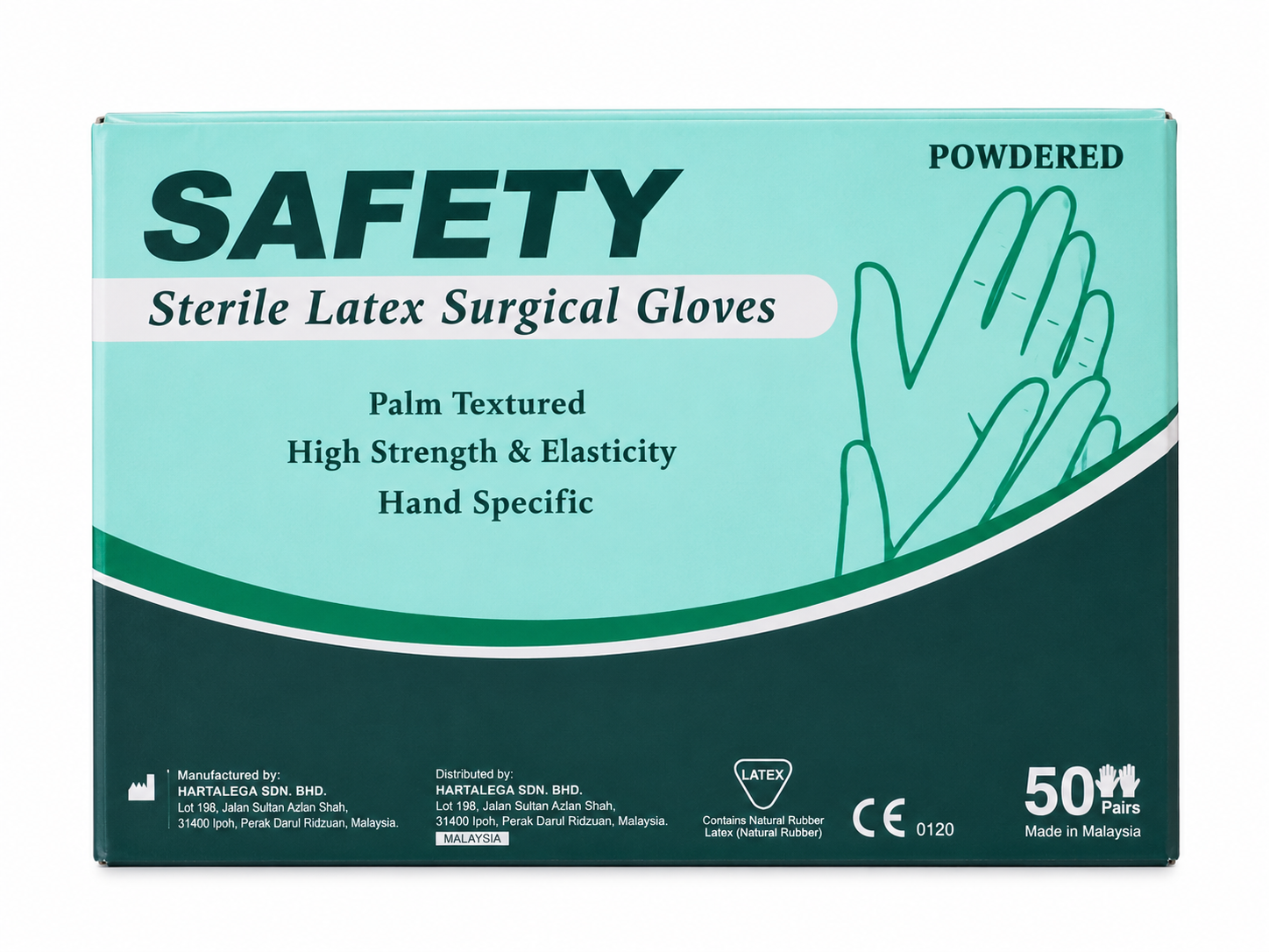 Safety Sterile Latex Surgical Gloves